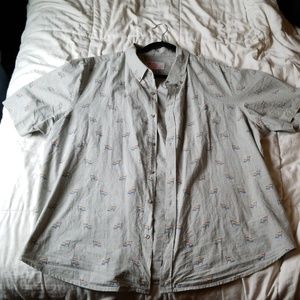 Rainbow Flag, Pride Short Sleeve Button Up